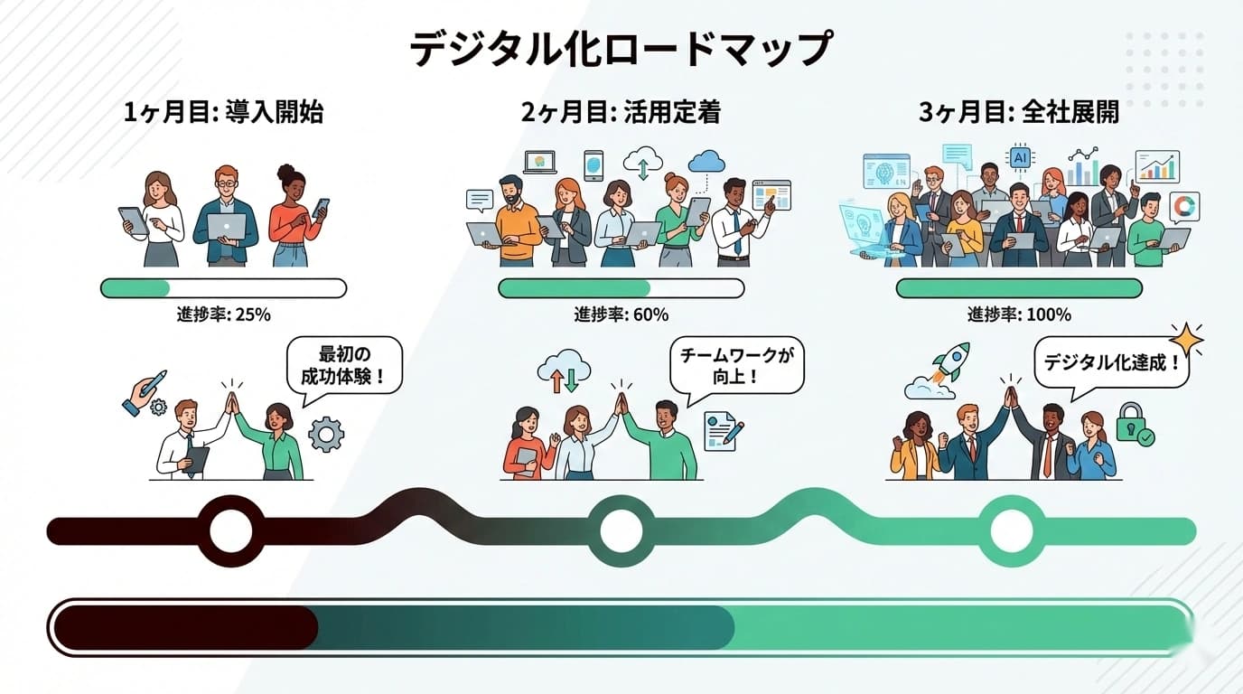 導入から3ヶ月が勝負！社内ツールを定着させるオンボーディング施策