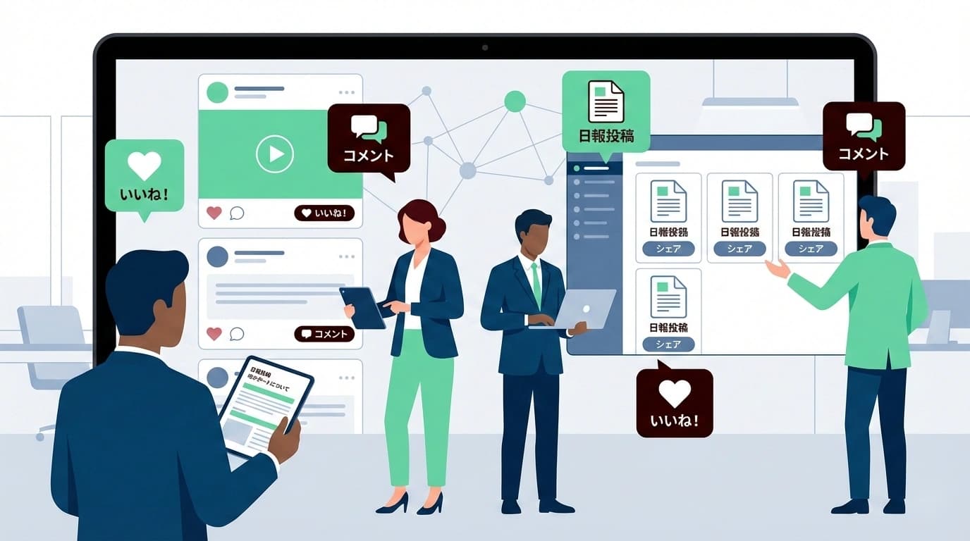 社内SNSを「日報」として使うメリット・デメリット｜Slack運用との違いも解説
