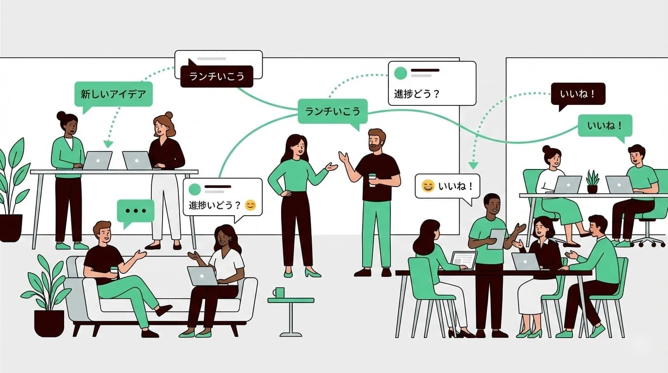 心理的ハードルを下げる！Twitter（X）ライクな社内発信で雑談を取り戻す方法