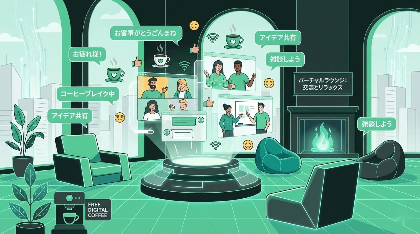 「タバコ部屋」の代替機能をデジタル空間に作るには？リモート時代の雑談設計術