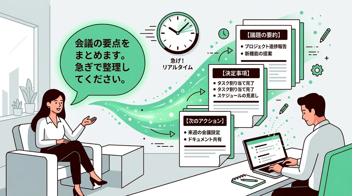 「後でまとめよう」は絶対やらない。会話の中でナレッジ化する業務改善術