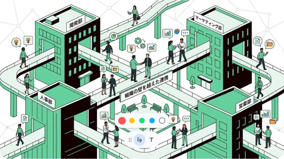 縦割り組織の弊害を打破する！横のつながりを強化するツール活用法