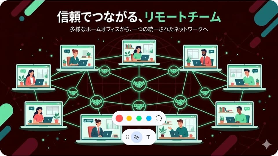 テレワーク時代の新しいチーム作り！オンラインで信頼関係を築くコツ