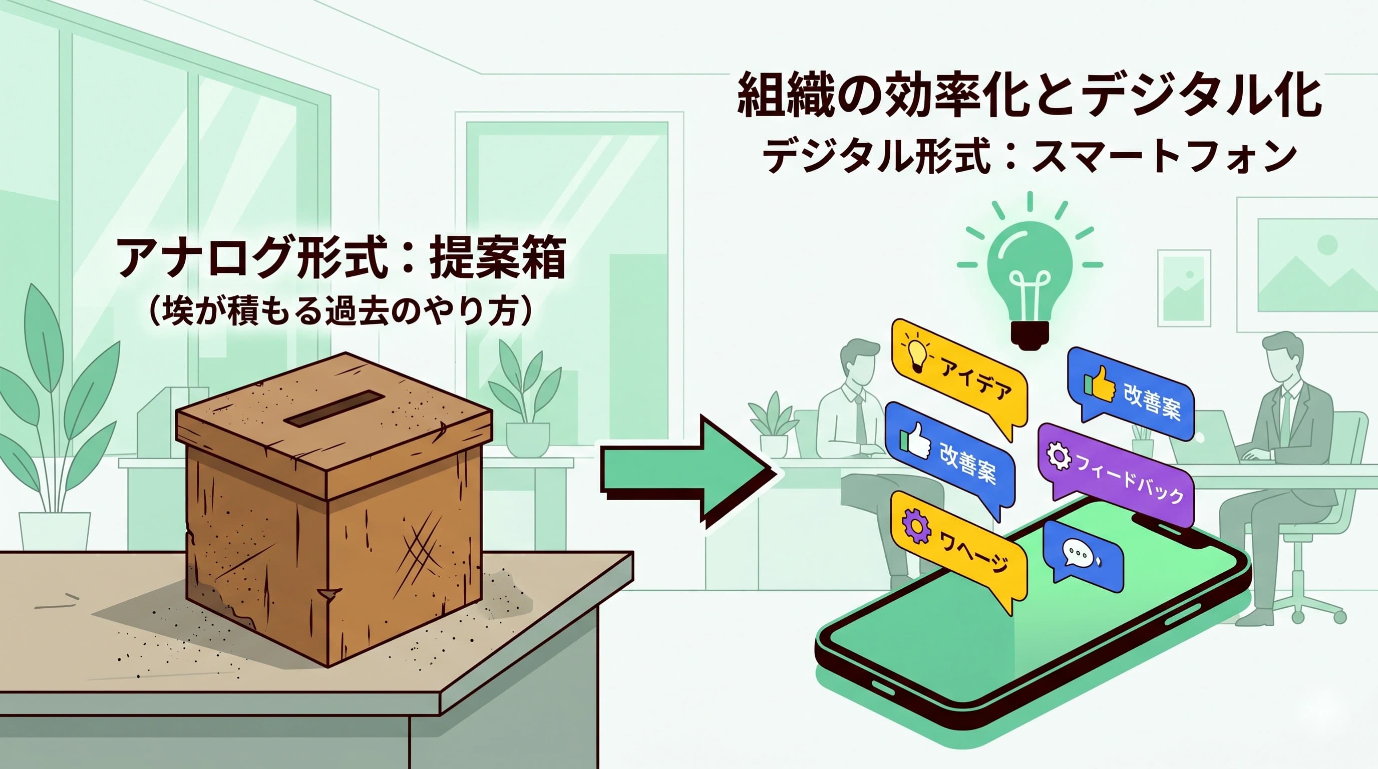 社内目安箱は時代遅れ？デジタル化で意見募集を活性化させる方法