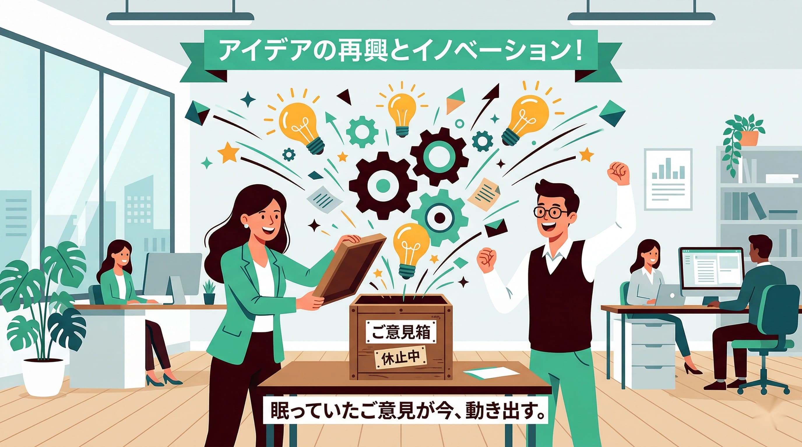形骸化した「改善提案制度」を復活させるための3つの秘策