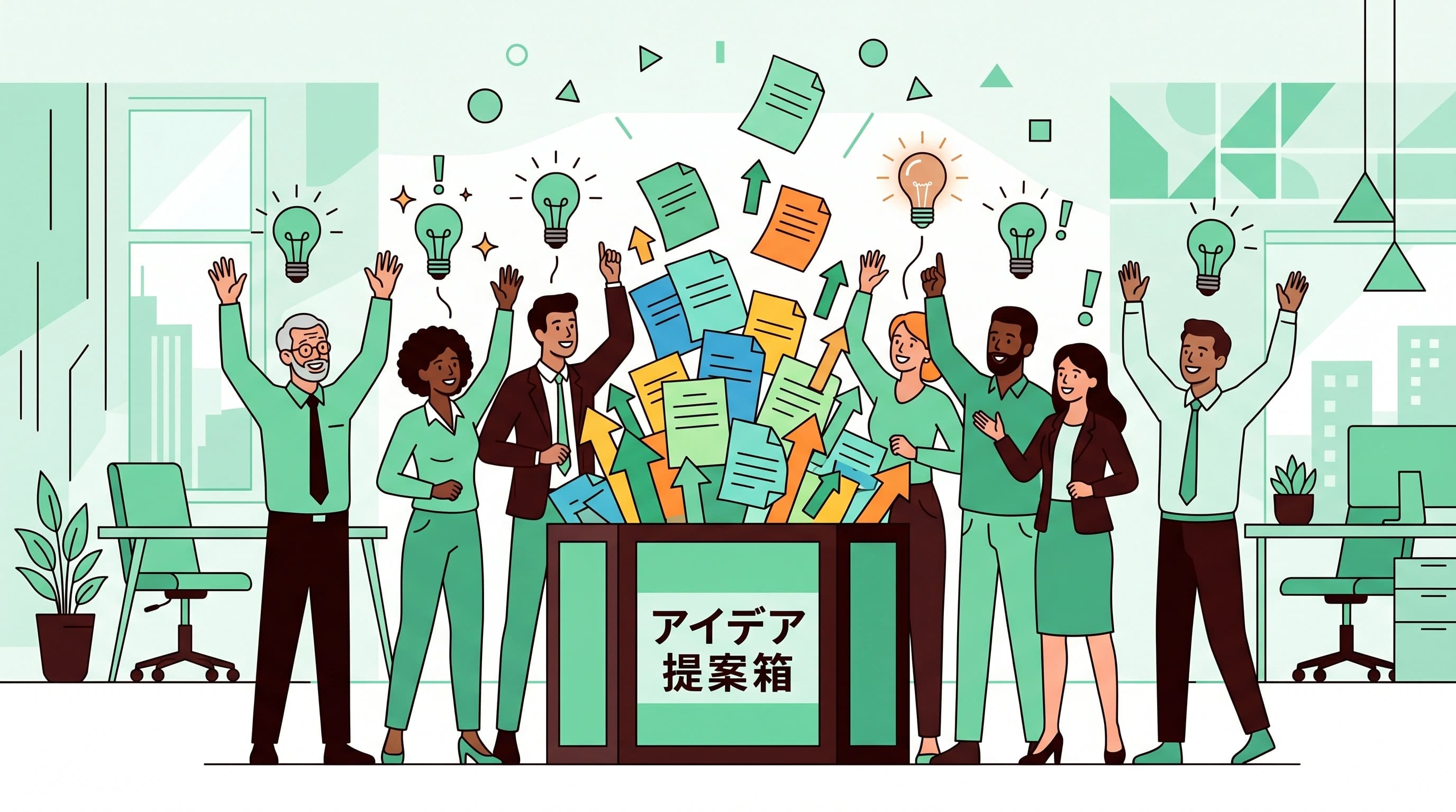 社員が自発的に動く組織へ！改善提案が増える社内環境の作り方