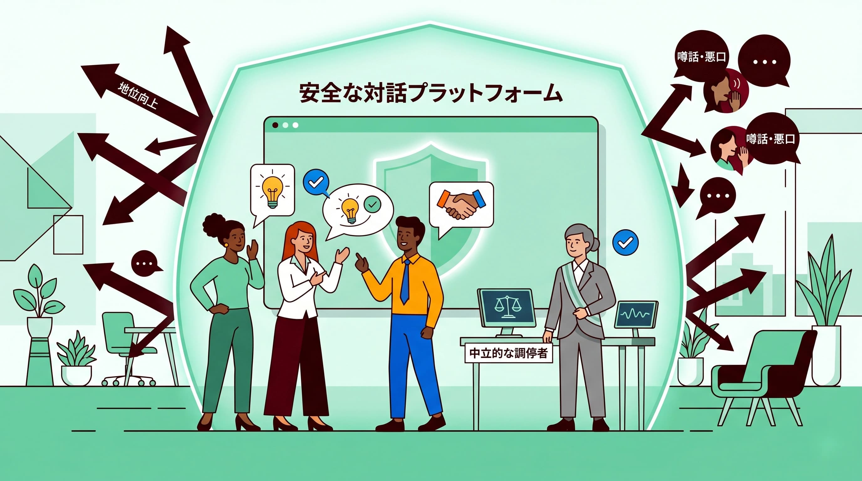 社内政治を気にせず意見できるプラットフォームの重要性