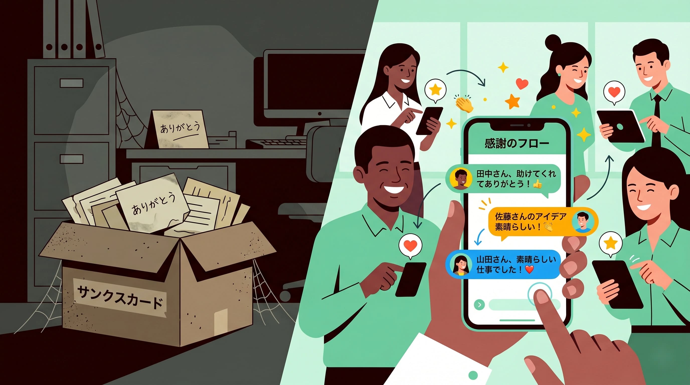 サンクスカードが続かない…を解決する「手軽さ」の重要性