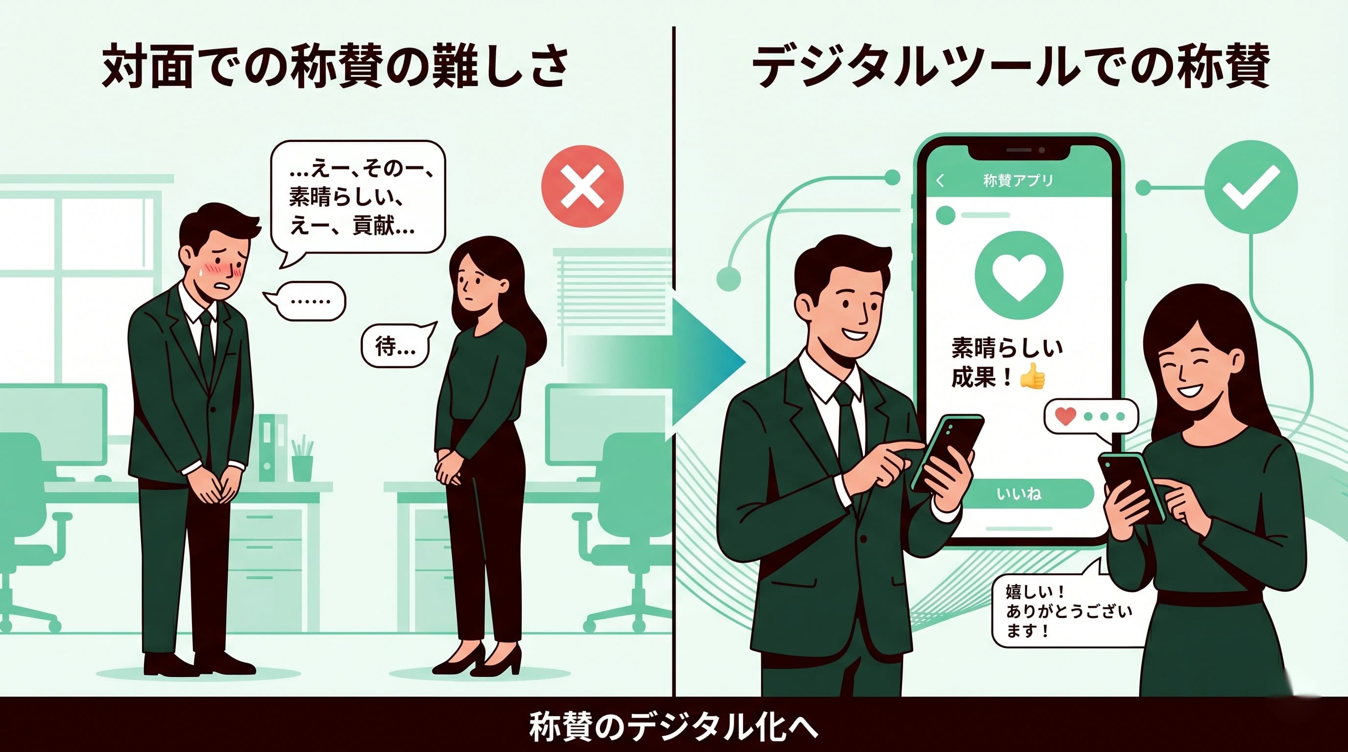 褒めるのが苦手な上司でも大丈夫！ツールで始める称賛マネジメント