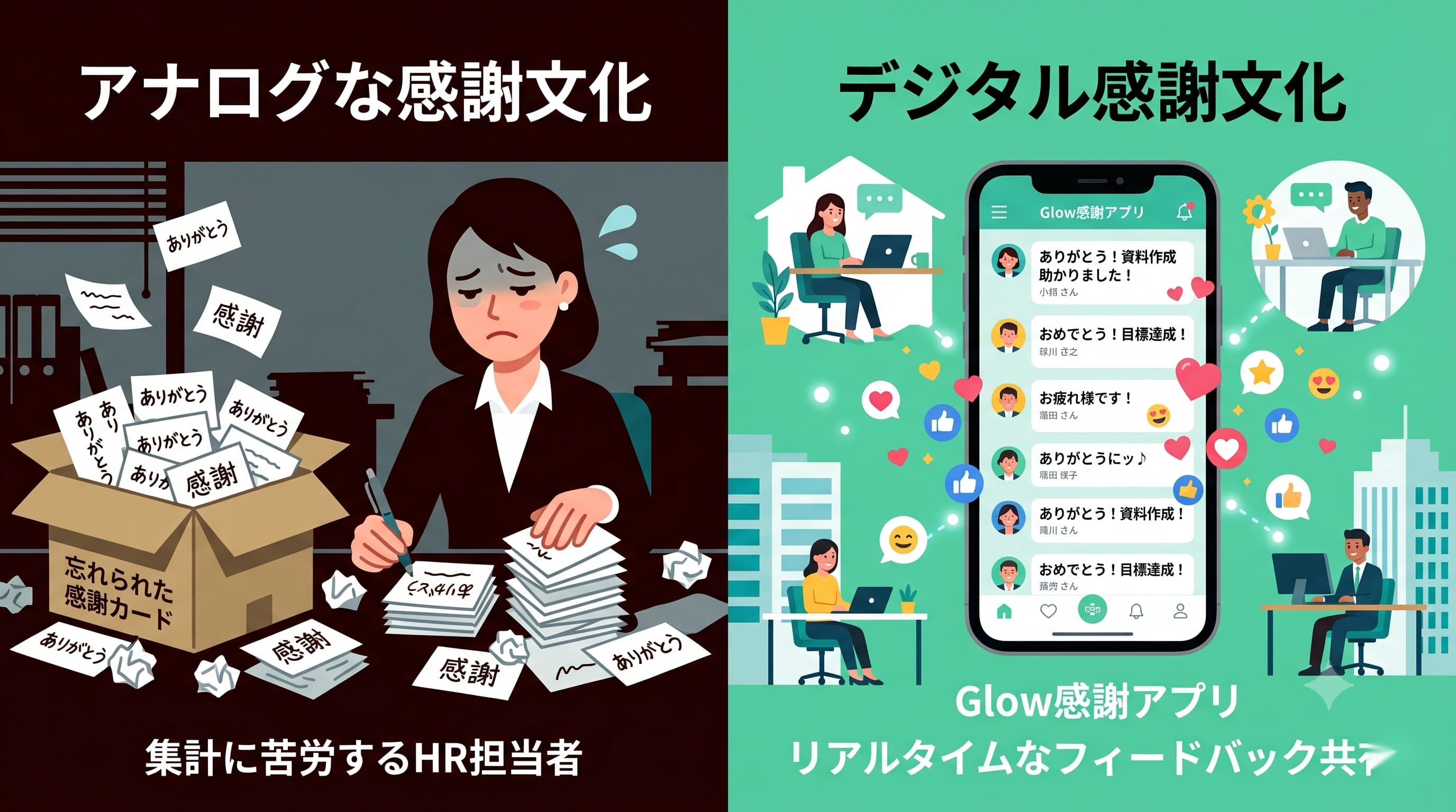 アナログなサンクスカードをアプリ化・デジタル化すべき5つの理由