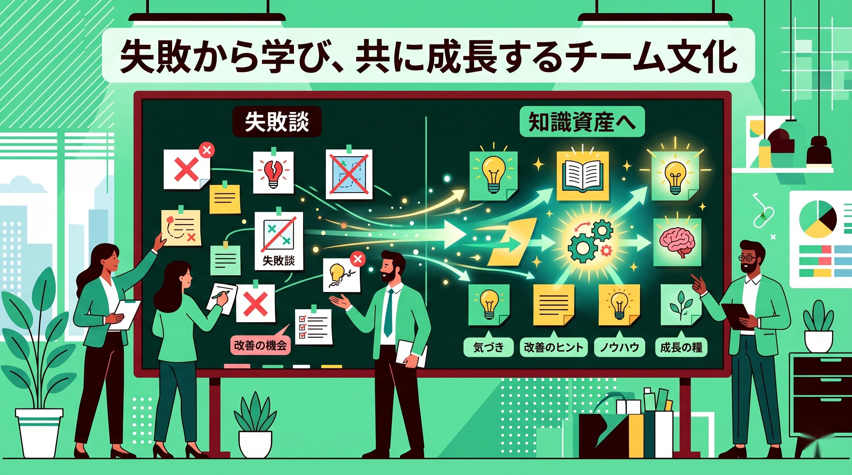 失敗事例こそ共有せよ！組織の資産になる「負のナレッジ」活用法