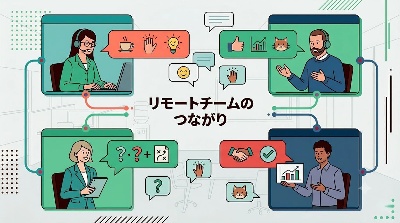 テレワークの雑談を生み出す7つの仕掛け｜オンラインで雑談が生まれる仕組み